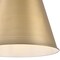 Westinghouse Pendant 60W Derose, Brushed Brass Cone Shade 6111500 - alternate 2